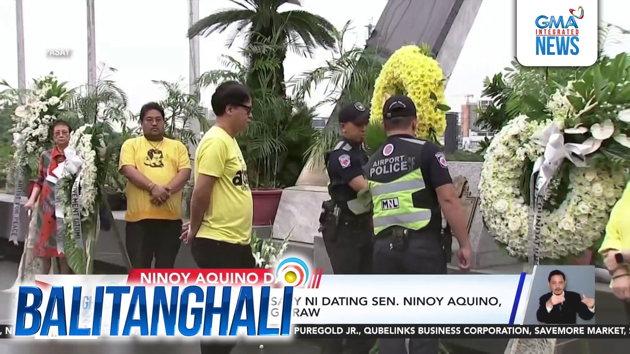 42nd death anniversary ni dating Sen. Ninoy Aquino, ginugunita ngayong araw | Balitanghali