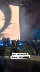 Will Smith met le feu au cabaret vert 🎤