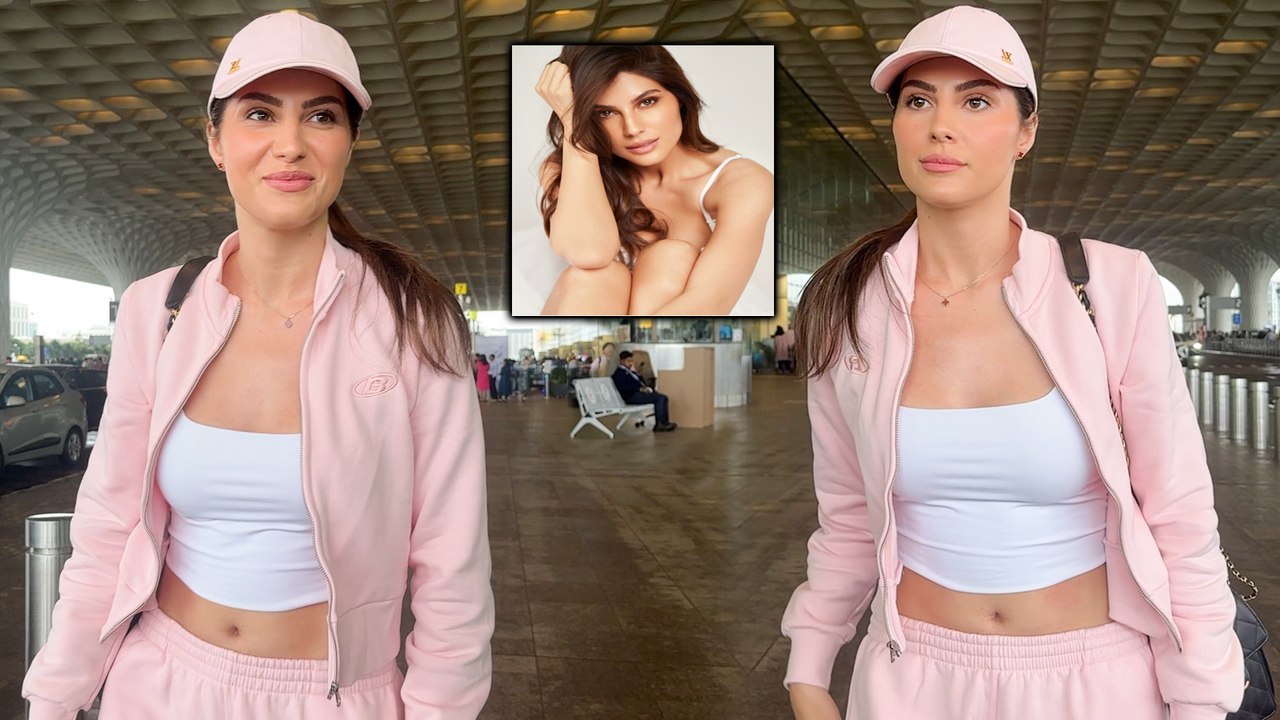 Iranian Actress Elnaaz Norouzi's Trendy Pink Airport Fashion Is Unmissable!