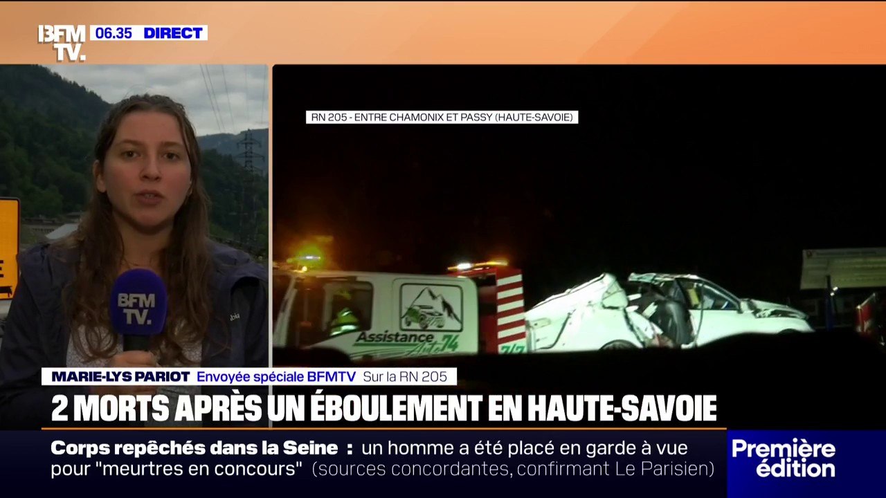 Ce que l'on sait sur l'éboulement en Haute-Savoie qui a fait deux morts