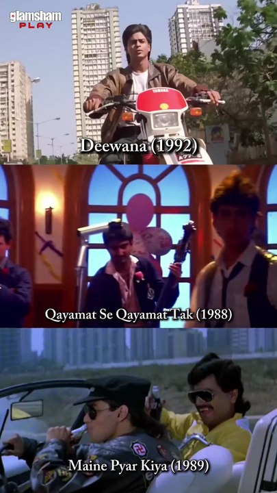 The first scenes of the 3 Khans from their debut movies as lead actors 🔥  #amirkhan #srk #salmankhan #reels #movies #explore #bollywood  [Bollywood, explore, reels, srk, edits, glamsham, salman khan, amir khan]