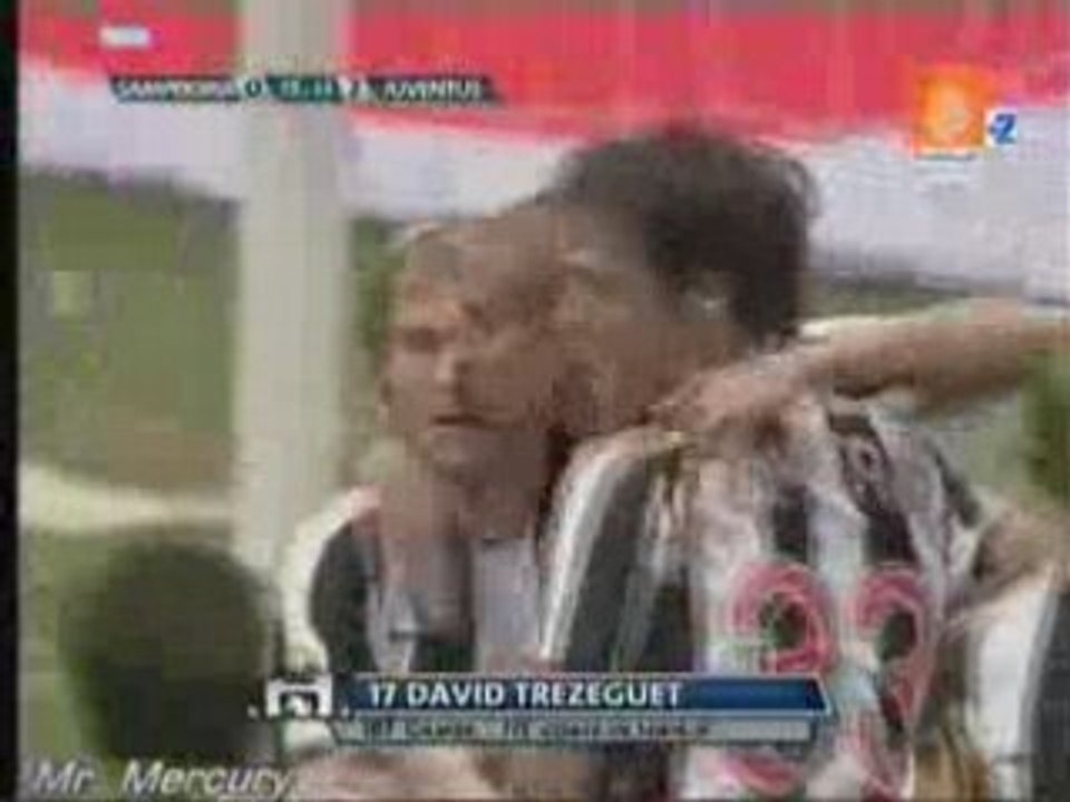 Sampdoria 0-2 Juventus Trézéguet