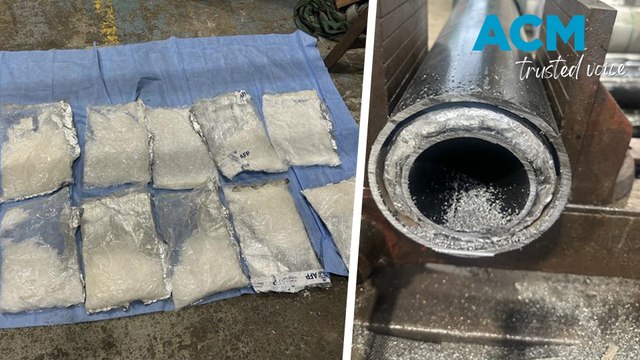 $323 million worth of drugs discovered in metal pipes