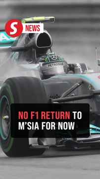 F1 not returning to Malaysia for now, Dewan Rakyat told