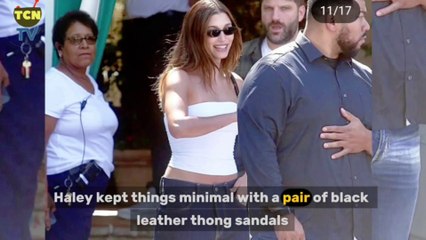 🔥Hailey Bieber Stuns in Chic $5K Look in West Hollywood