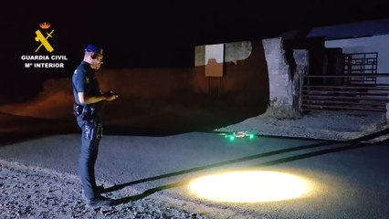 Drones en las labores de extinción del incendio de Jarilla (Cáceres)