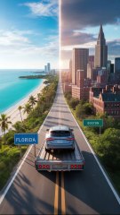 Florida to Boston Car Shipping