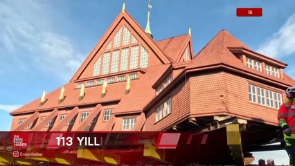 İsveç'te 113 yıllık kilise, 5 kilometre uzağa taşındı