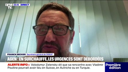 Urgences débordées à Agen: “La situation est de pire en pire”, explique Franck Becker, secrétaire général de l’AMUF