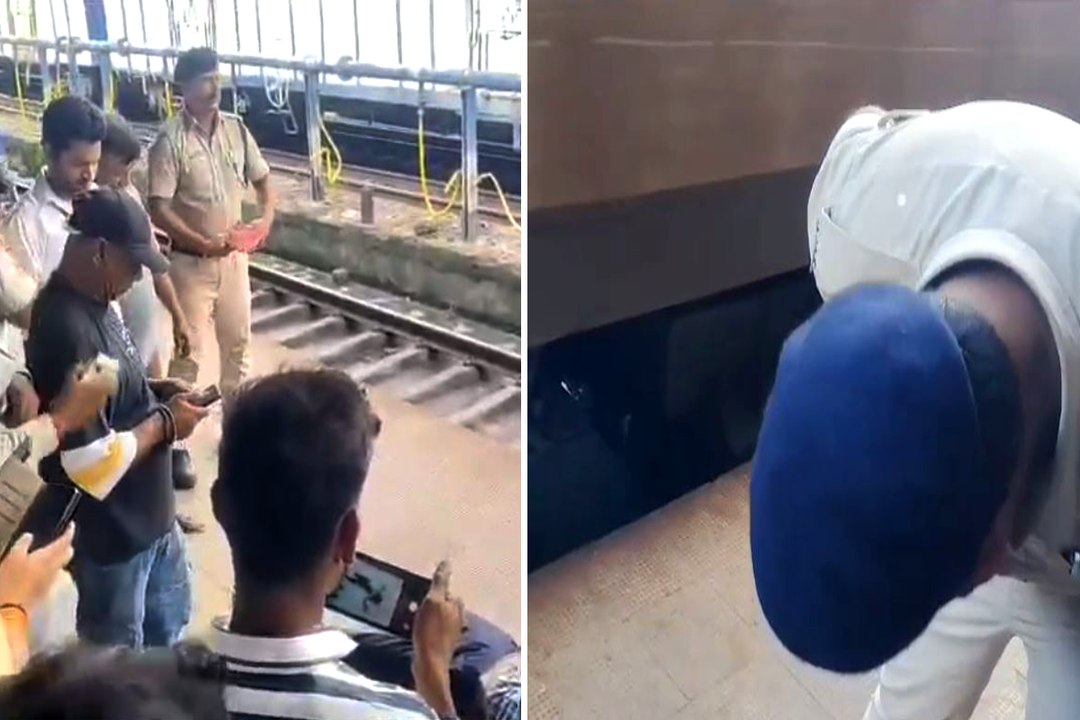 सतना रेलवे स्टेशन पर बड़ा हादसा टला, युवक पर चढ़ी ट्रेन, तब भी बच गई जान