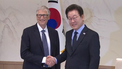 빌 게이츠 "트럼프와 대화 잘하길...이 대통령 "슬기롭게" / YTN