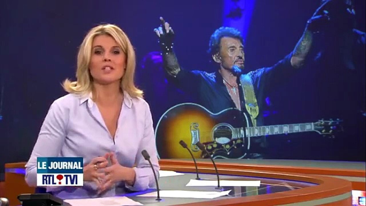 Johnny Hallyday – RTL-TVI Journal du 4 Novembre 2012 – Retour sur le Concert à Forest National