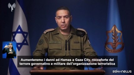 M.O., esercito israeliano: al via piano per occupazione Gaza City