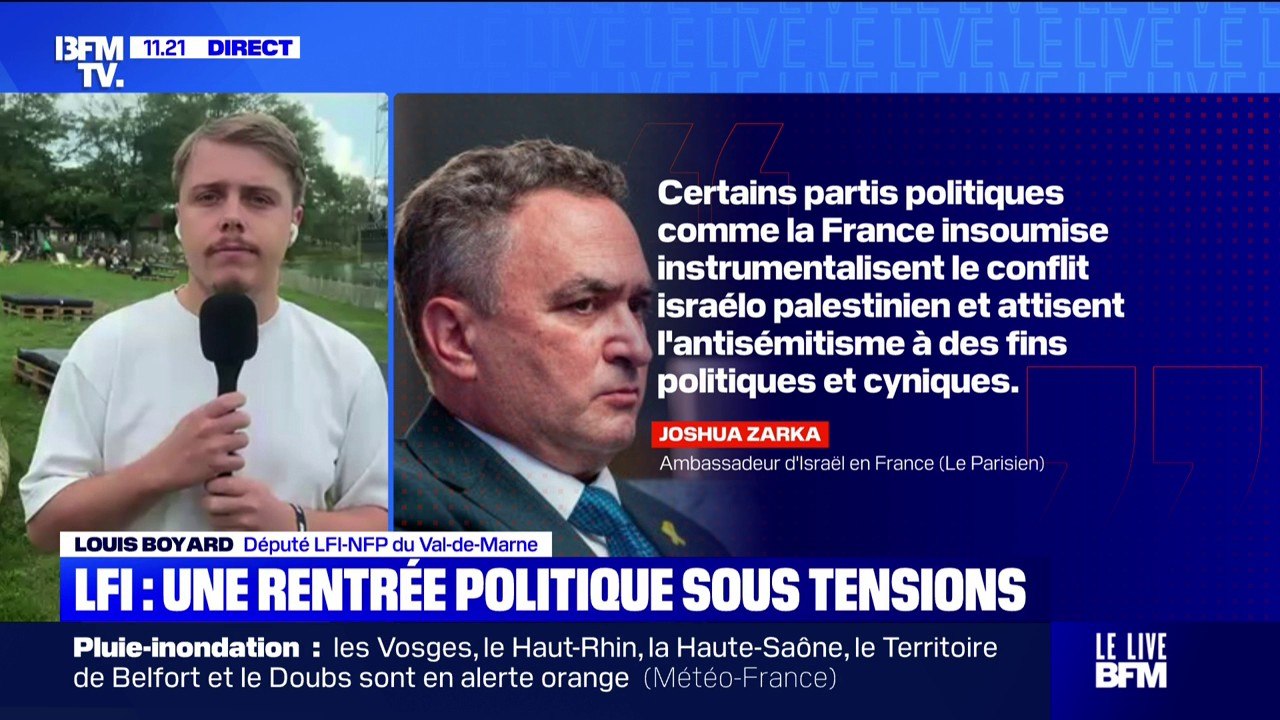 Guerre à Gaza: “Critiquer le gouvernement israélien et critiquer les Juifs du monde entier, ça n’a absolument rien à voir”, réagit Louis Boyard, député LFI-NFP