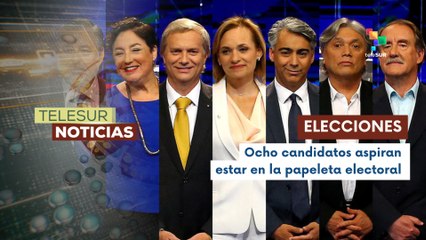 8 candidatos aspiran a la papeleta electoral  para la presidencia en Chile
