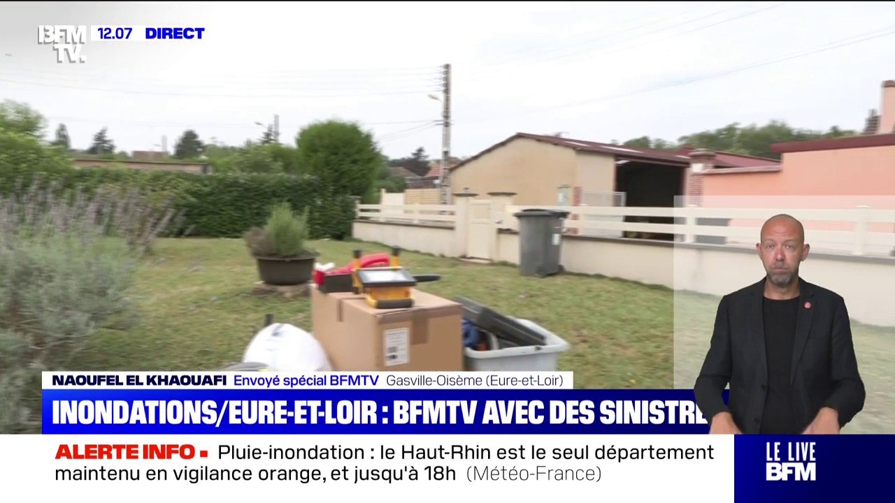 Inondations en Eure-et-Loir: les sinistrés constatent les dégâts