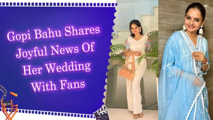 Saath Nibhaana Saathiya fame Gia Manek ties the knot with actor Varunn Jain