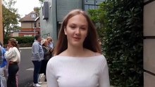 St Anthony's Catholic Girls School student Mya Ellis opening her GCSEs