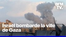 Israël bombarde la ville de Gaza dans le cadre de son opération de conquête de la ville