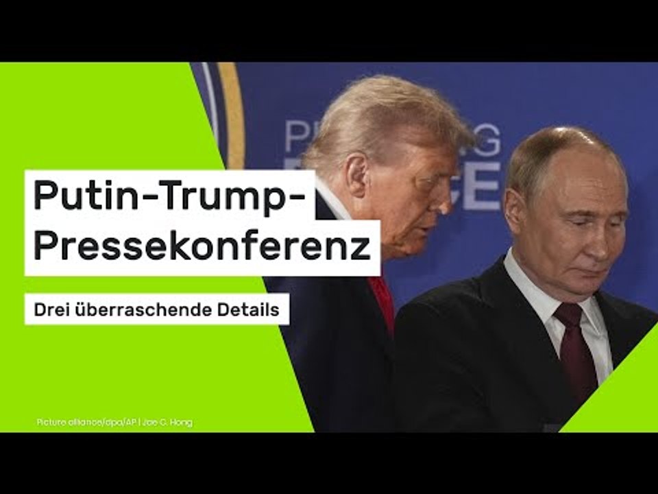 Insider nennt drei überraschende Details der Putin-Trump-Pressekonferenz