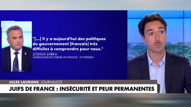 Jules Laurans : «C'est toute une génération qui va grandir dans le mythe de la détestation d'Israël»