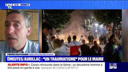 Affrontements à Aurillac: "C'est un traumatisme important", déplore le maire PS de la ville