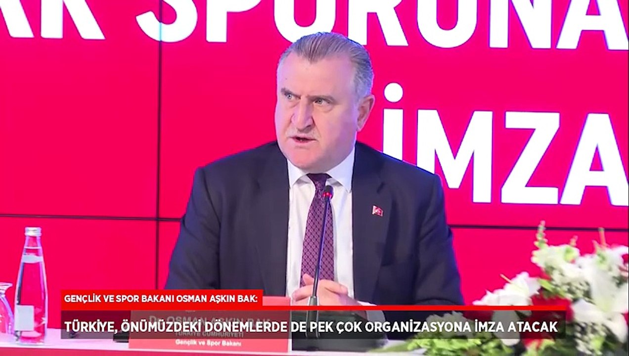 Bakan Osman Aşkın Bak: Güçlü spor ülkesi olma yolundayız