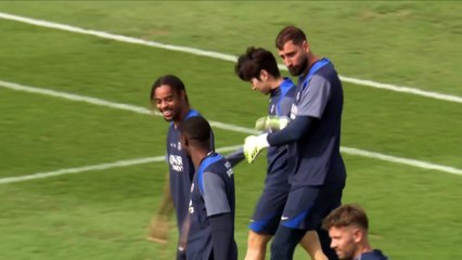 Donnarumma présent à l'entraînement - Foot - Ligue 1 - PSG