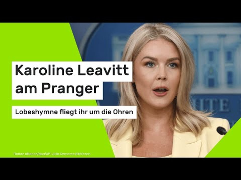 Karoline Leavitt am Pranger: Lobeshymne fliegt ihr um die Ohren