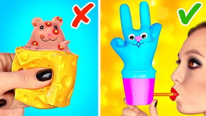 Cuute😍 She Made Cute Piggy from Sponge🧽 #shorts