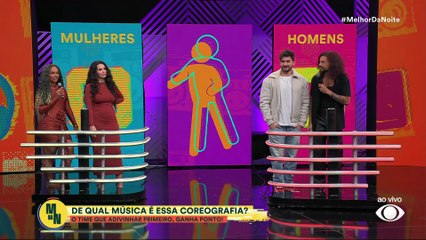 Adivinha o Passinho: famosos tentam descobrir a música pela coreografia | Melhor da Noite