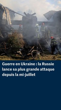 La Russie lance plus de 600 drones et missiles en Ukraine