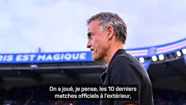 PSG - Luis Enrique heureux de retrouver le Parc