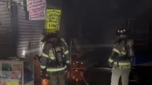 VIDEO | Fuerte incendio en el Mercado Juárez desata la movilización en Monterrey