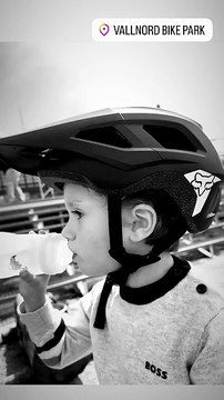 Marion Rousse a filmé son fils Nino au bike park, en Andorre, le 21 août 2025.