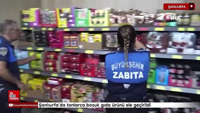 Şanlıurfa'da tonlarca bozuk gıda ürünü ele geçirildi