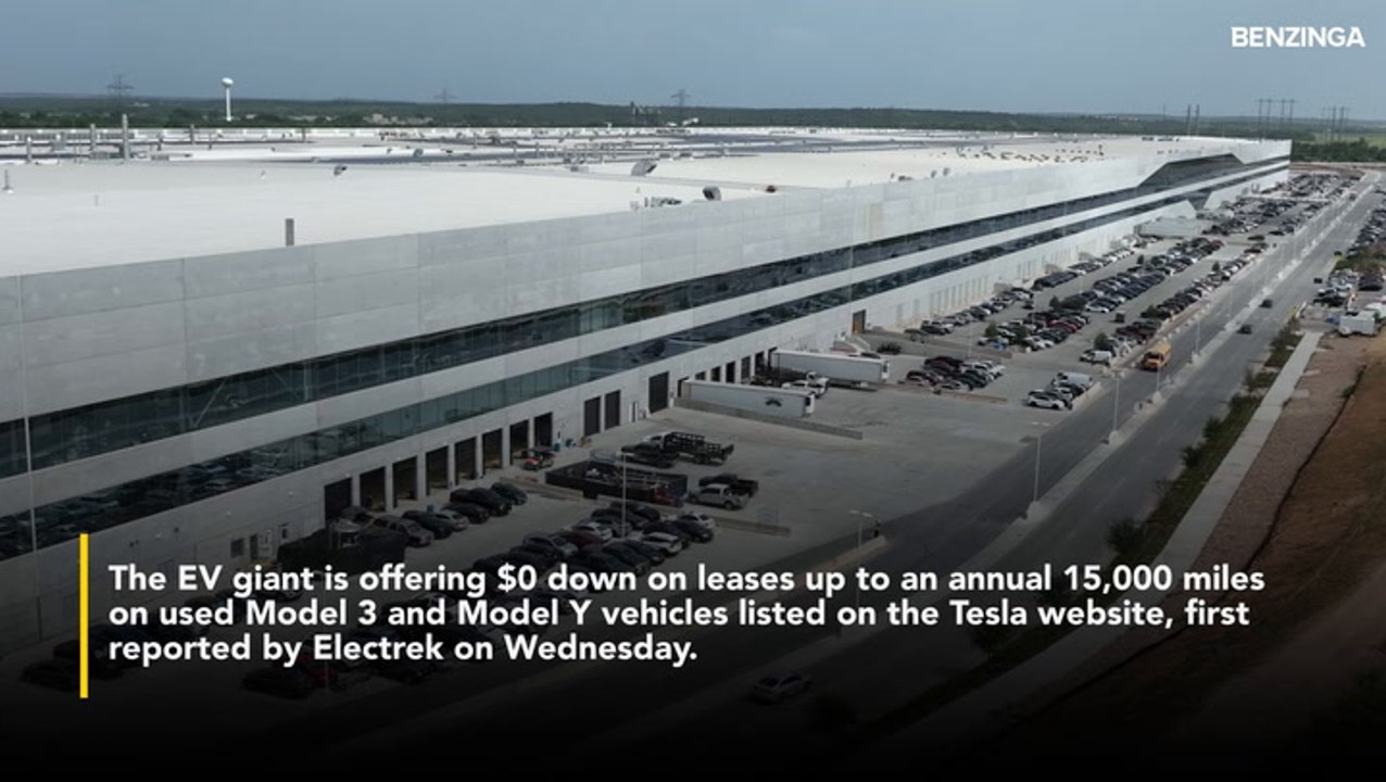 Elon Musk's Tesla Launches $0 Down Leases On Used Model 3 And Model Y Vehicles In These 2 U.S. States Amid Sluggish Sales