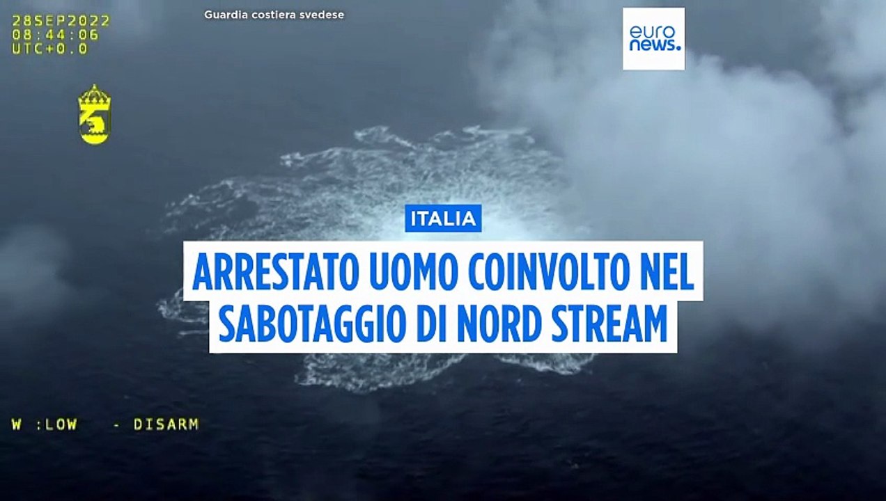 Arrestato in Italia presunto coordinatore dell’attentato al gasdotto Nord Stream
