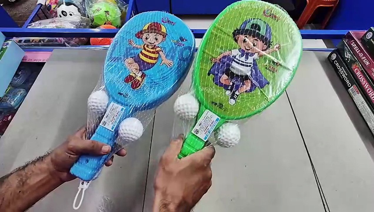 Unboxing and Review of Plastic Tennis Racket Set for Boys   Girls, Lightweight Rackets Badminton Tennis Toy, Indoor   Outdoor Play Sports
