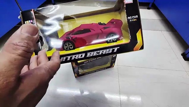 Unboxing and Review of Remote Control Car for Kids High-Speed RC Car with Rechargeable Lithium Battery Type-C Charging LED Headlights
