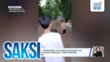 Mga estudyante, stranded sa paaralan dahil sa abot-baywang na baha; basura, itinuturong ugat ng problema | Saksi