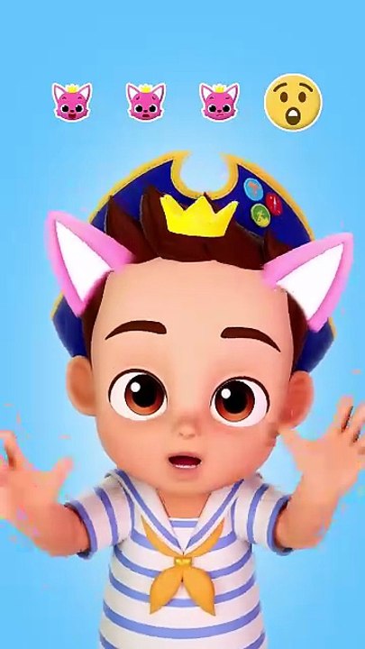 Pinkfong 🦊 Ears on Brody! Learn Emotions 🥰🎭 Try It on TikTok 🎶 #shorts #bebefinn