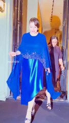 kajol pops out of a designer store in santacruz