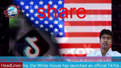 TikTok and the White House  . MHM NEWS