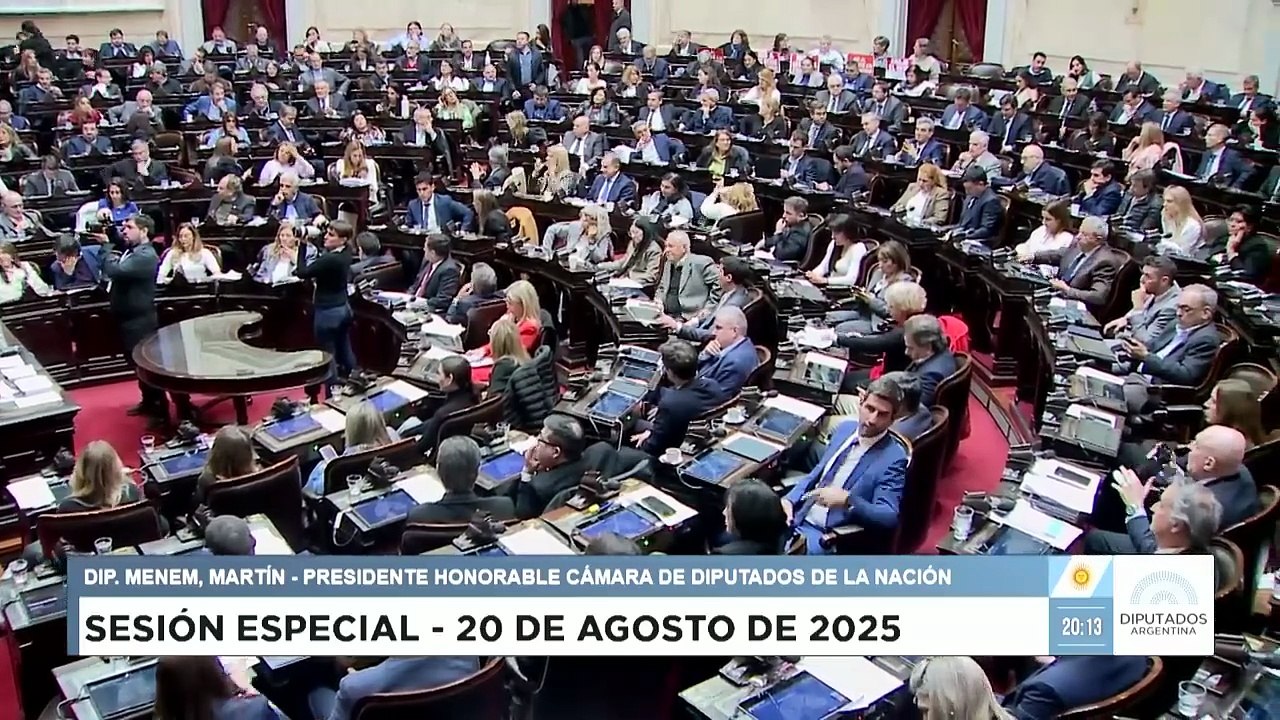 VOTACIÓN - Aumento Previsional - Sesión 20-08-2025