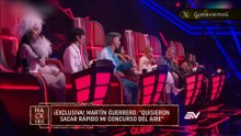 Martín Guerrero habló sobre la mano negra de La Voz Argentina