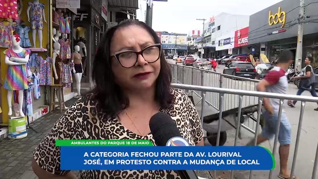 Protesto de Ambulantes na Avenida Lorival José da Silva: Impacto no Comércio Local e Transferência para Novos Espaços