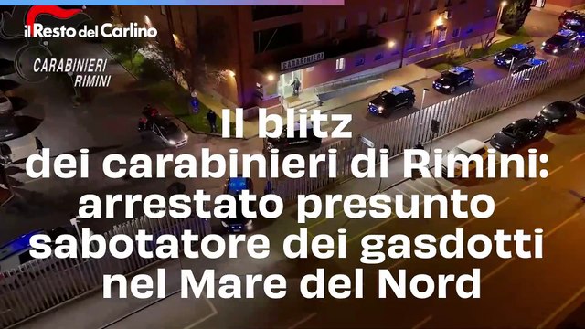 Il blitz dei carabinieri di Rimini: arrestato presunto sabotatore dei gasdotti nel Mare del Nord