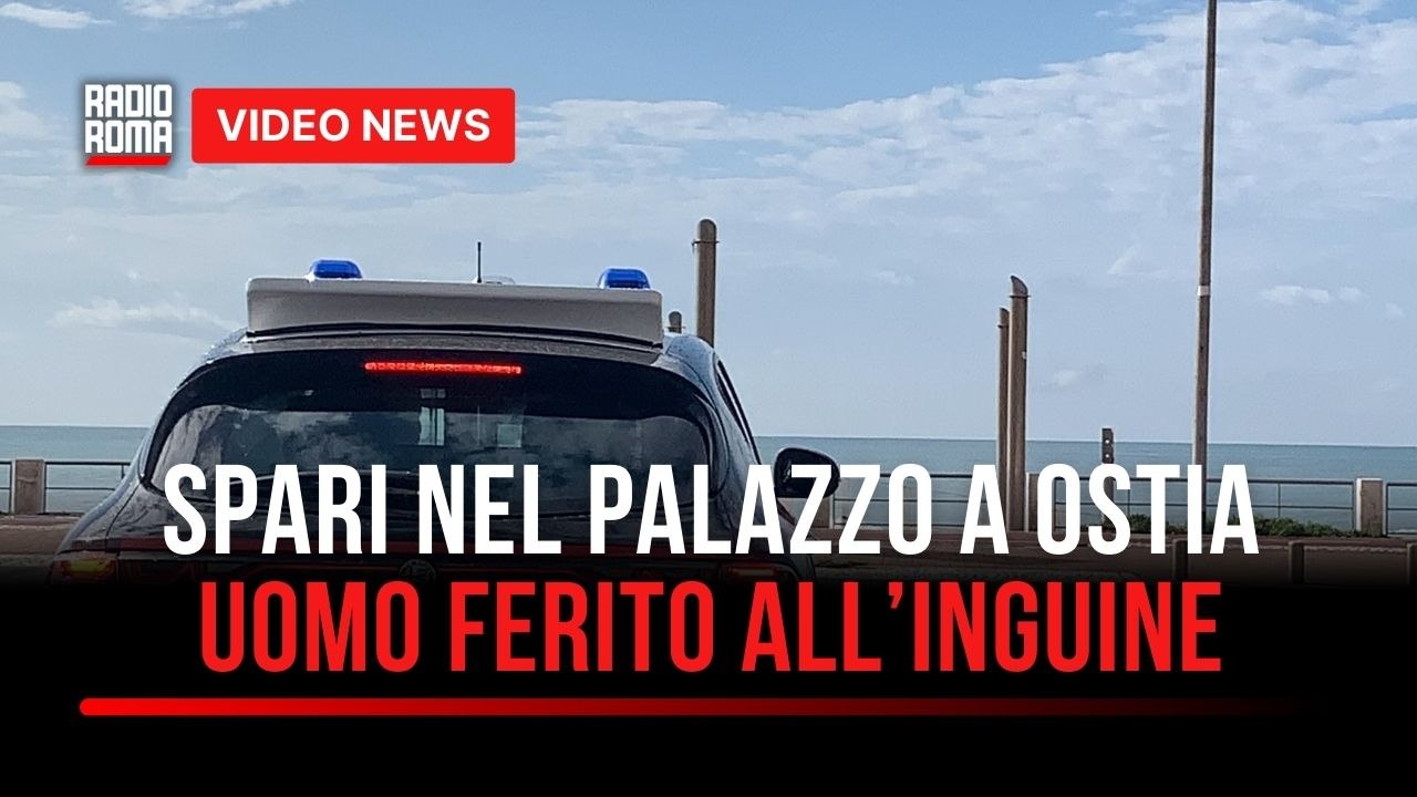 Spari in un palazzo ad Ostia, uomo ferito all'inguine: indagini in corso (VIDEO)