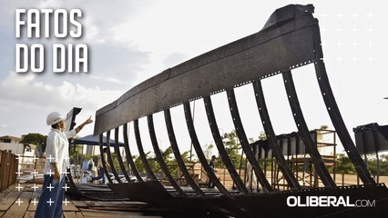 Barco histórico encontrado na Doca está na fase final restauração para exposição em Belém